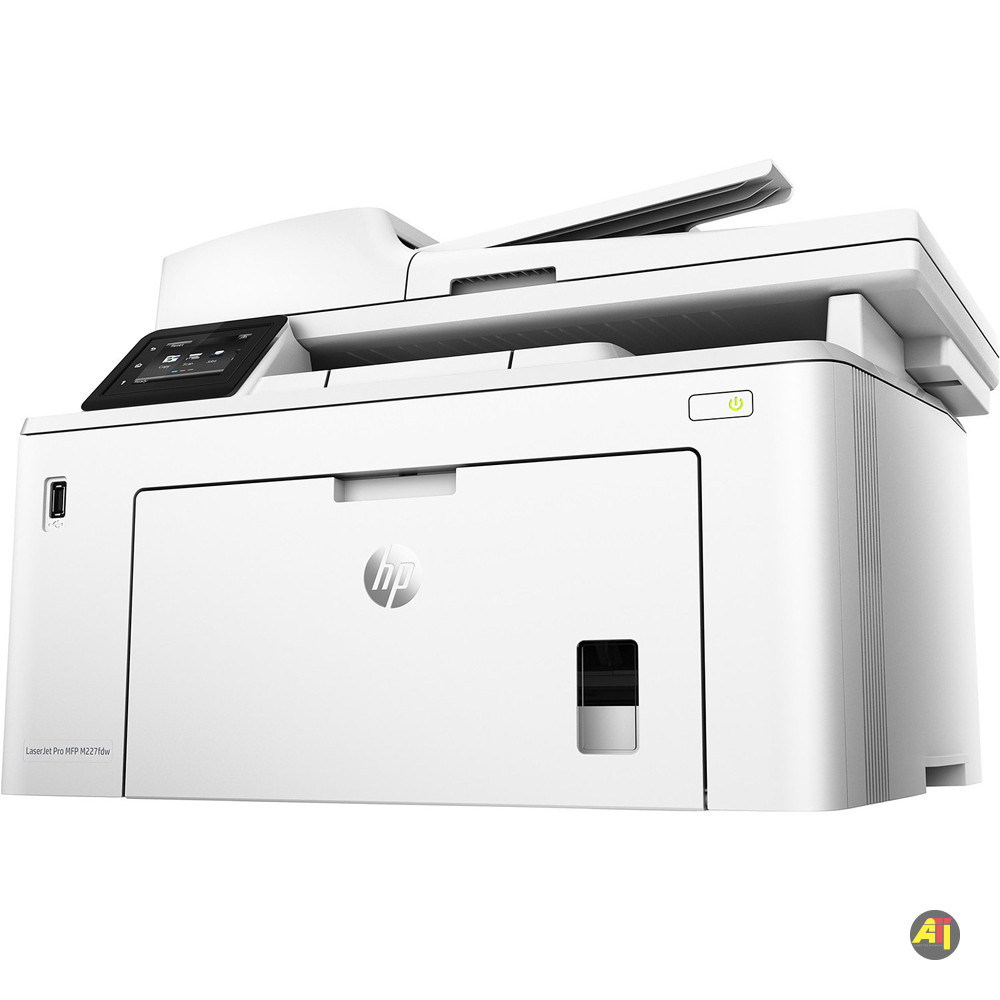 Imprimante HP LaserJet Pro M227fdw Multifonction Monochrome, Recto