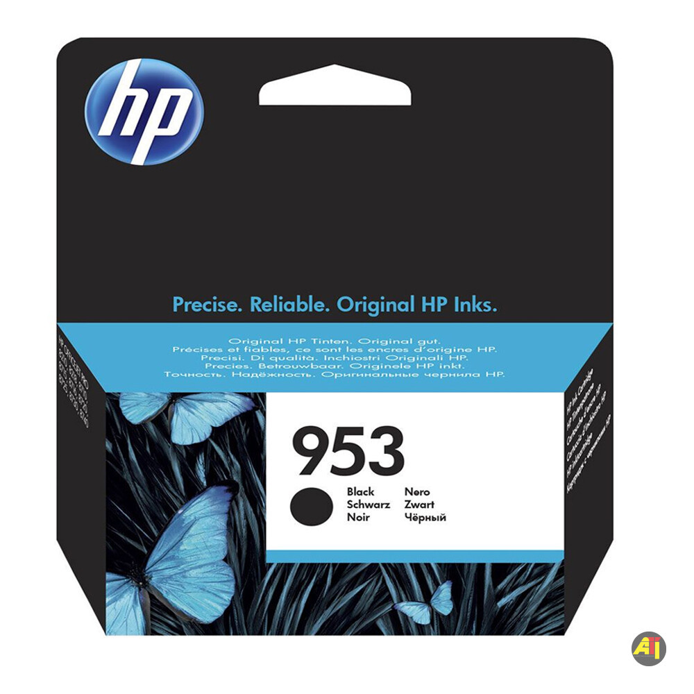 HP 953 pack 2 cartouches noires + 3 cartouches couleur pour imprimante jet  d'encre sur