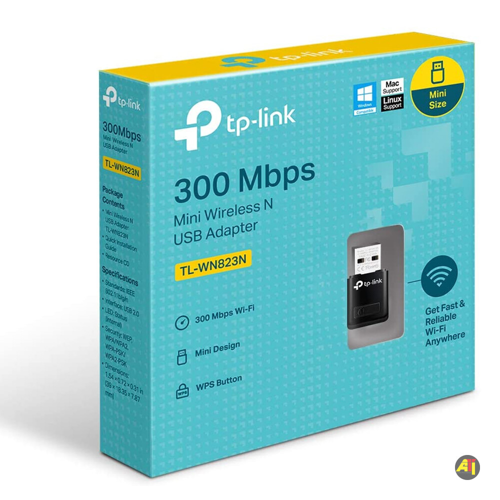 Clé Wifi TP-Link TL-WN823N, 300Mbps, Mini - 2024 - TOGO INFORMATIQUE