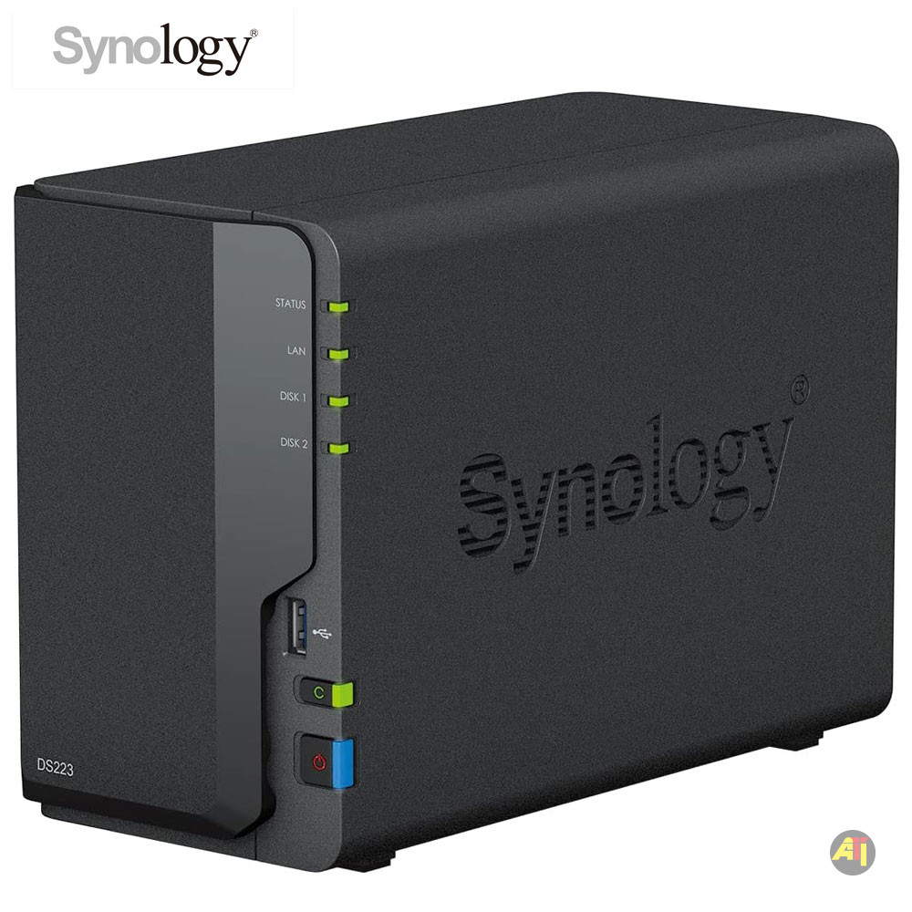 Synology Disk Station DS223 - Serveur NAS 2 Baie 24To (2 X 12 To