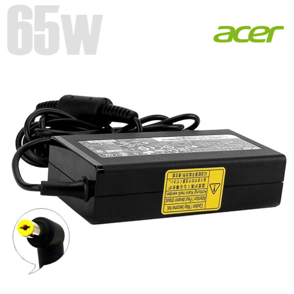 Chargeur ACER 65w 19V - Pour Ordinateur portable ACER - Adaptateur secteur - A11-065N1A – Image 2