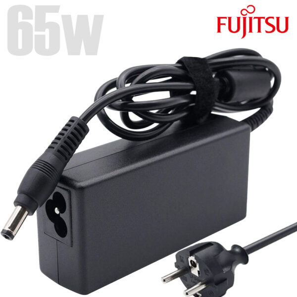 Chargeur FUJITSU 65w 19V - Pour Ordinateur portable FUJITSU + Câble secteur Bout français (A11-065N5A CP500620) – Image 2