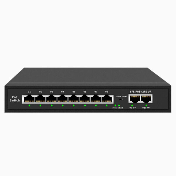 Switch 8 Ports PoE Gigabit Ethernet 1000 Mbps